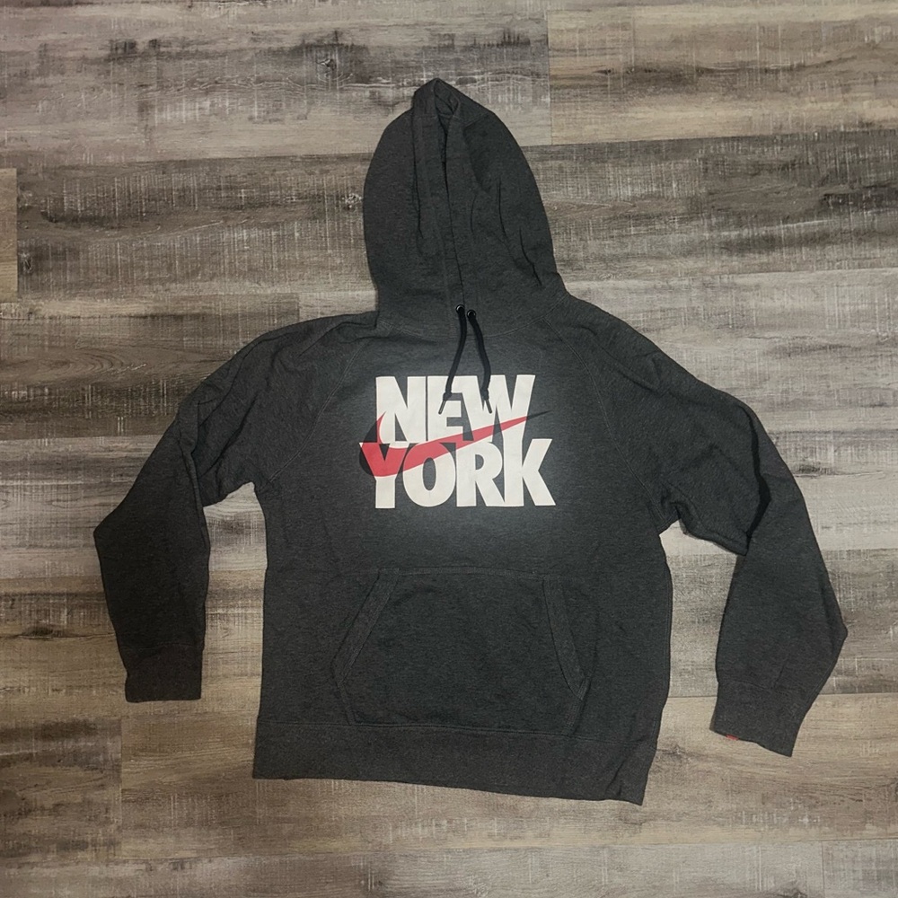 Nike Gray New York Hoodie